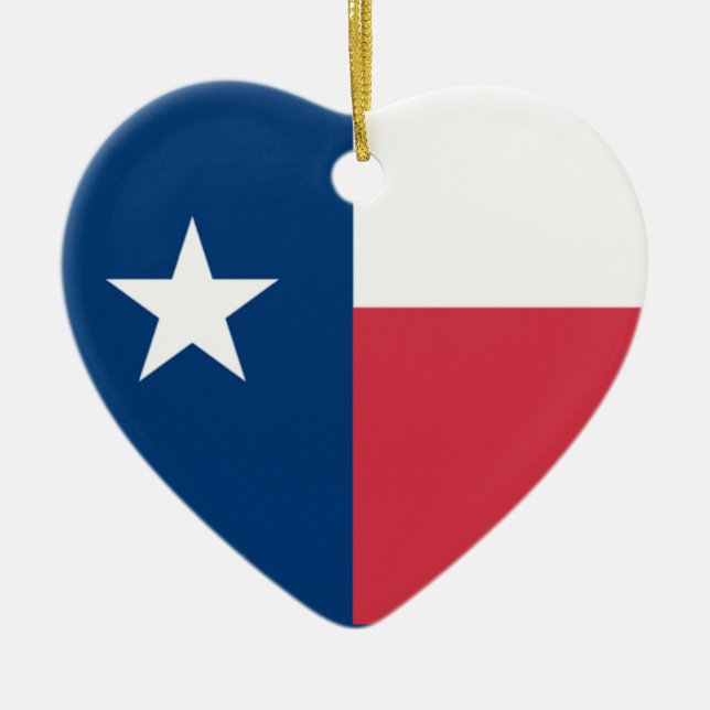 Texas Flag Ornament (Front)