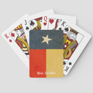 Texas Flag Personalised Playing Cards
