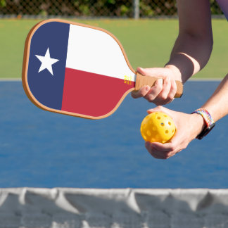 Texas Flag  Pickleball Paddle
