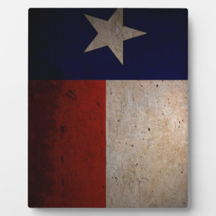 Texas flag plaque