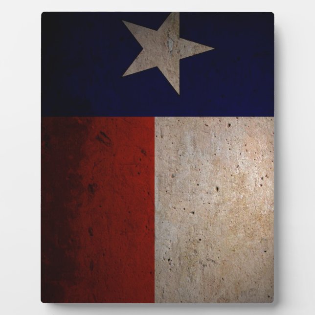 Texas flag plaque (Front)