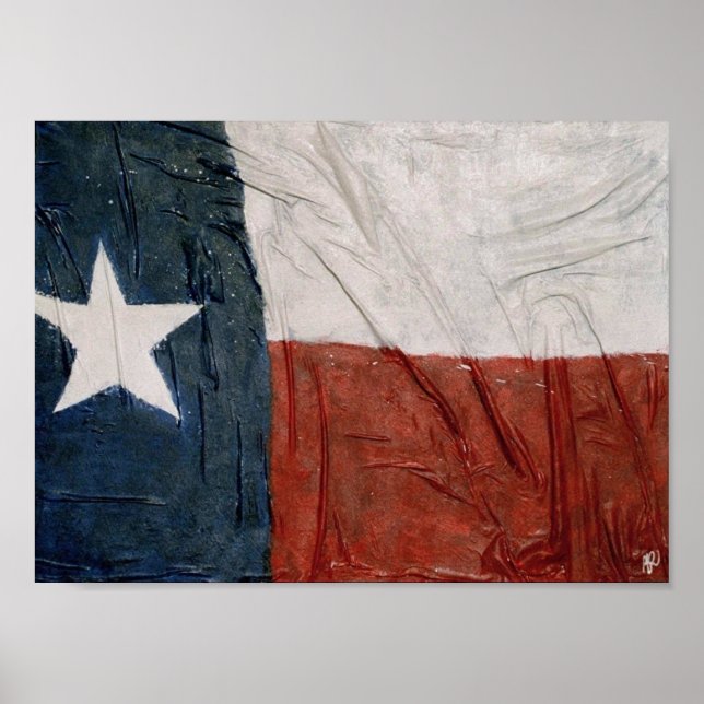 Texas Flag Poster (Front)