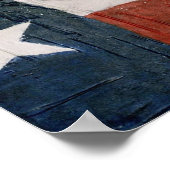 Texas Flag Poster (Corner)