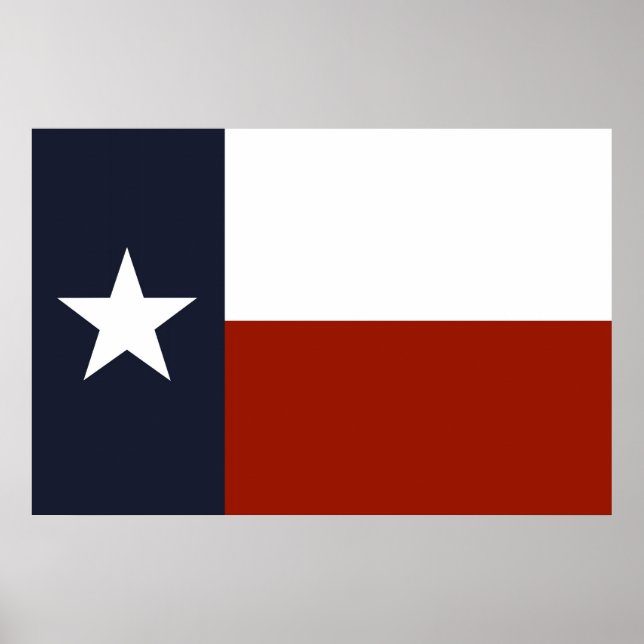 Texas Flag Poster (Front)