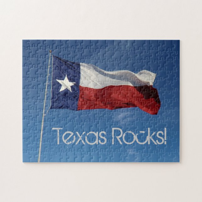 Texas Flag Puzzle (Horizontal)