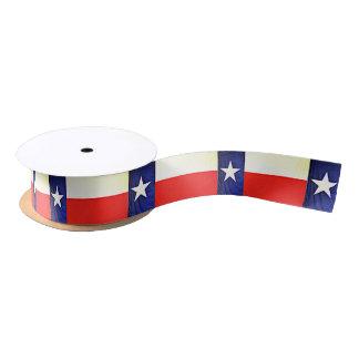 Texas Flag Ribbon Satin Ribbon