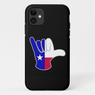 Texas flag Shaka iPhone 11 Case