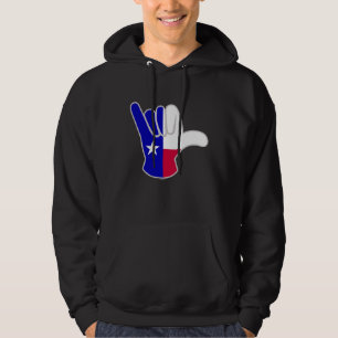 Texas flag Shaka Hoodie