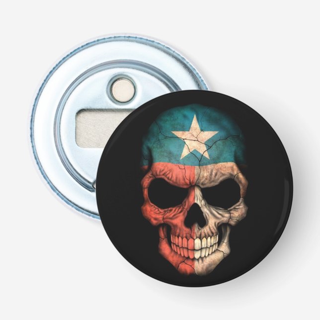 Texas Flag Skull Bottle Opener (Front)