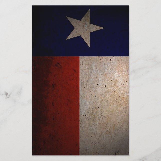Texas flag stationery (Front)