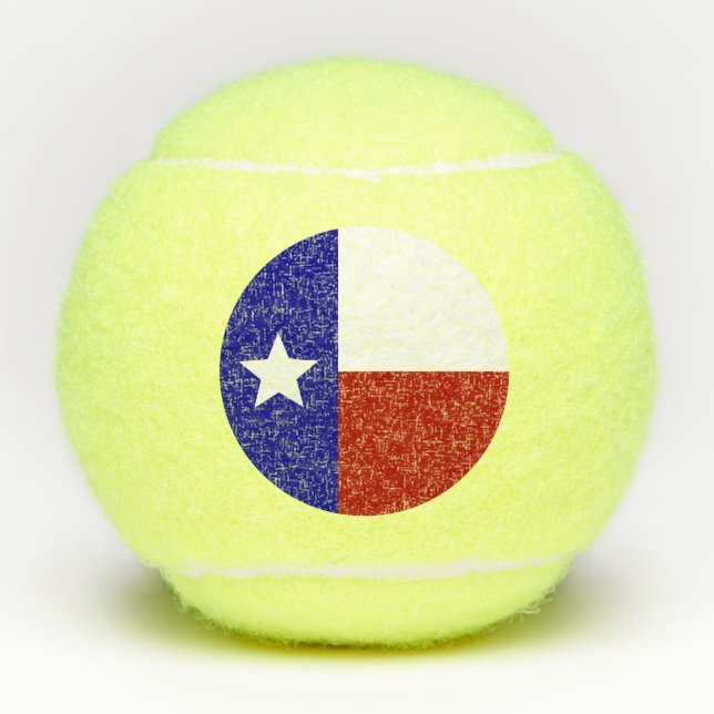 Texas flag tennis balls (Front)