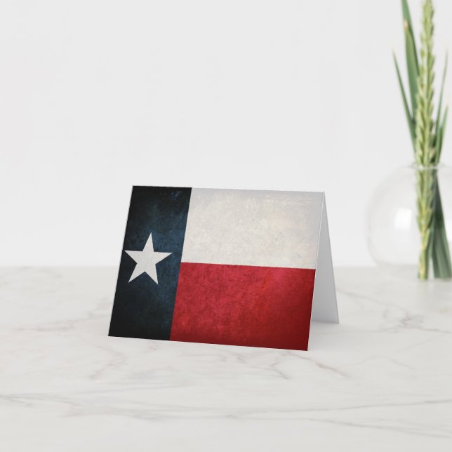 Texas Flag; Texan; Card (Front)