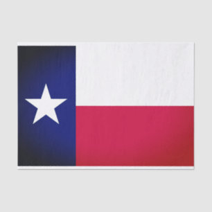 Texas Flag Tissue Paper