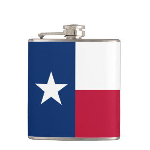 Texas Flag & travel Texas USA States/sports fans Hip Flask