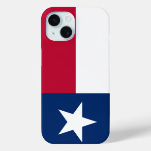 Texas Flag (vertical) iPhone 15 Case