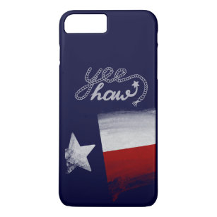 Texas Flag Watercolor Rustic Red White Blue Case-Mate iPhone Case