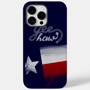 Texas Flag Watercolor Rustic Red White Blue Case-Mate iPhone 14 Pro Max Case