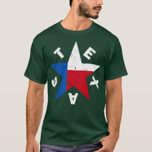 Texas Flag Women Men Vintage Pride Texas T-Shirt