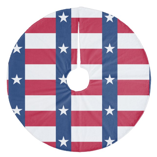 Texas Fleece Tree Skirt (Front)