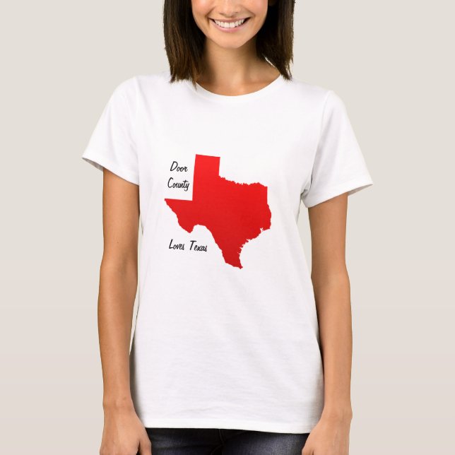 Texas Flood Relief from Door County T-Shirt (Front)