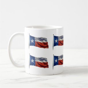 Texas Flying Flag Coffee Mug