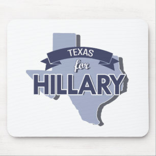 TEXAS FOR HILLARY -.png Mouse Mat