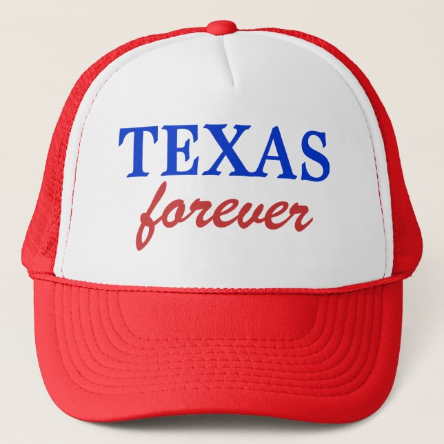 Texas Forever - baseball cap, trucker hat (Front)