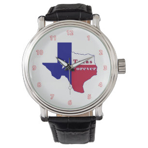 Texas Forever Flag Map Watch