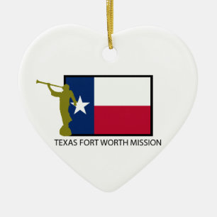 TEXAS FORT WORTH MISSION LDS CTR CERAMIC TREE DECORATION