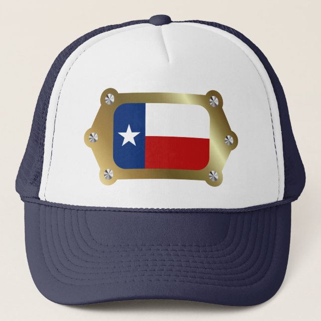 Texas framed Flag Hat (Front)