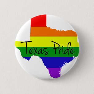 Texas Gay Pride 6 Cm Round Badge