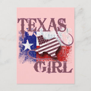 TEXAS GIRL POSTCARD