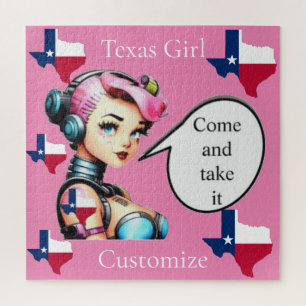 Texas Girl Thunder_Cove Jigsaw Puzzle