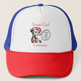 Texas Girl Thunder_Cove Trucker Hat