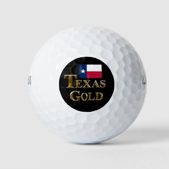 TEXAS GOLD GOLF BALLS (Front)