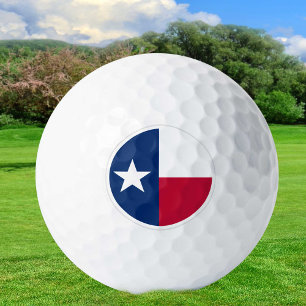 Texas Golf Balls, state Flag / Patriots Golf Balls