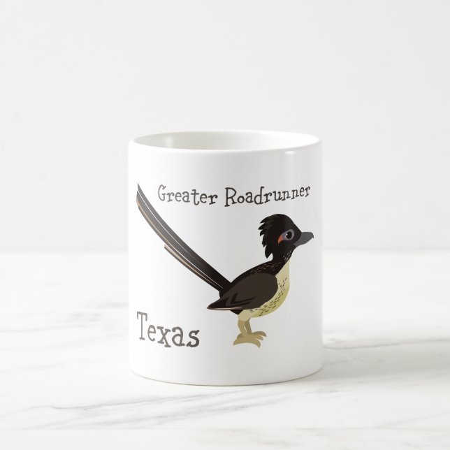 Texas Greater Roadrunner Coffee Mug (Center)