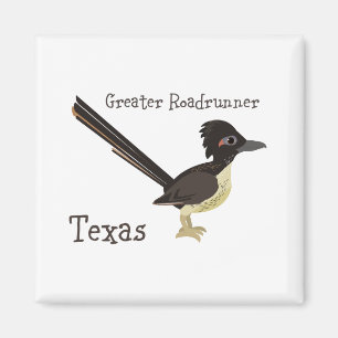 Texas Greater Roadrunner Magnet