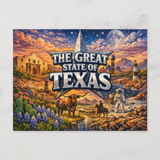 Texas Greetings Postcard