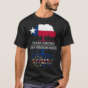 Texas Grown with Cape Verdean Roots Cape Verde Pr T-Shirt