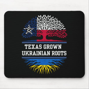 Texas Grown With Ukrainian Roots - Ukraine Mouse Mat