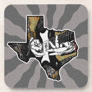Texas Guitar Coaster