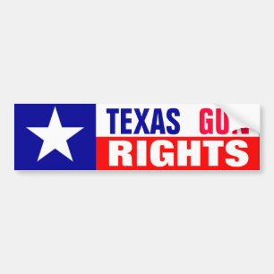 Texas Gun Rights Bumper Sticker