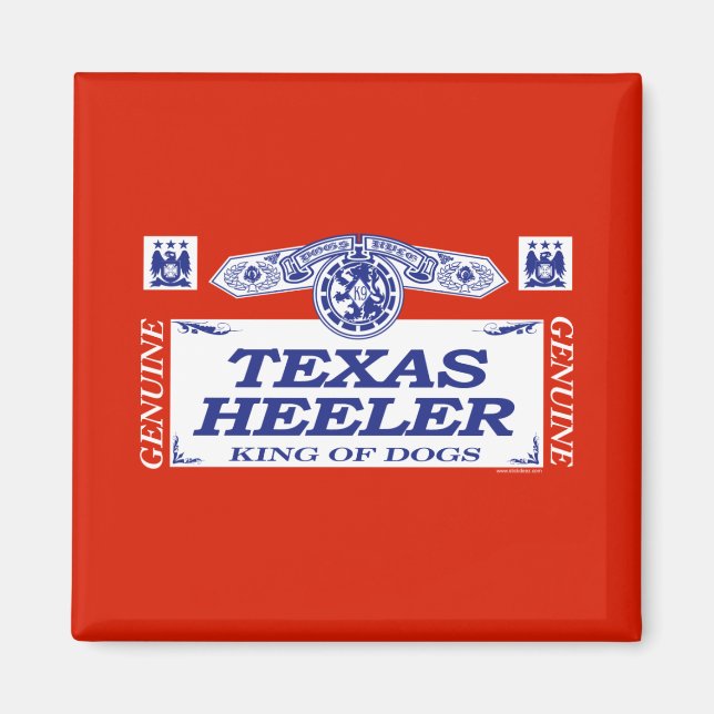 Texas Heeler Magnet (Front)