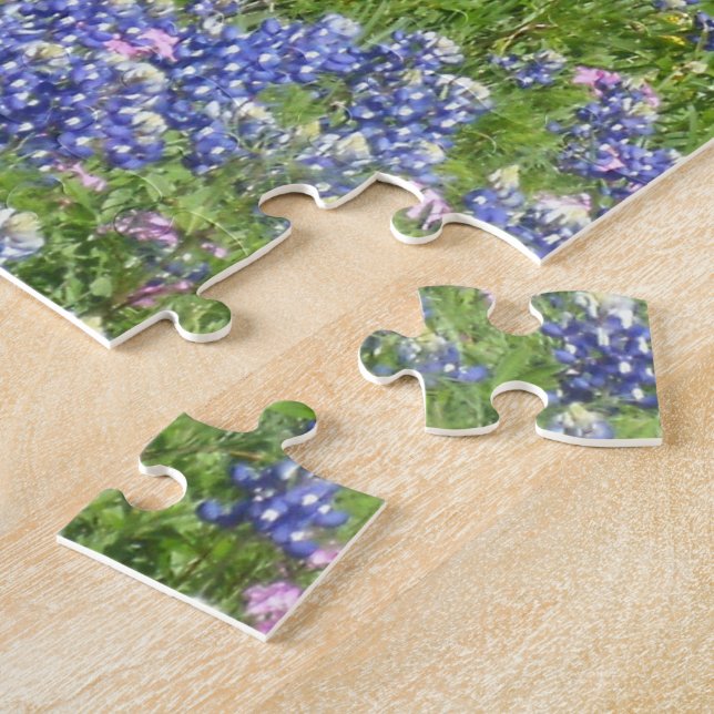 Texas Hill Country Bluebonnets Jigsaw Puzzle  (Side)