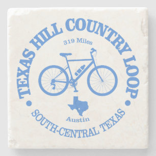 Texas Hill Country (cycling) Stone Coaster