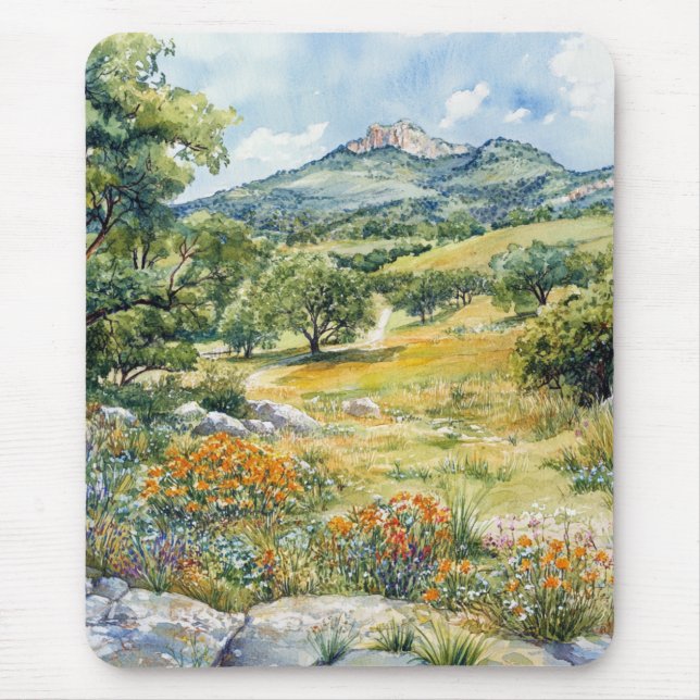 Texas Hill Country Mouse Mat (Front)