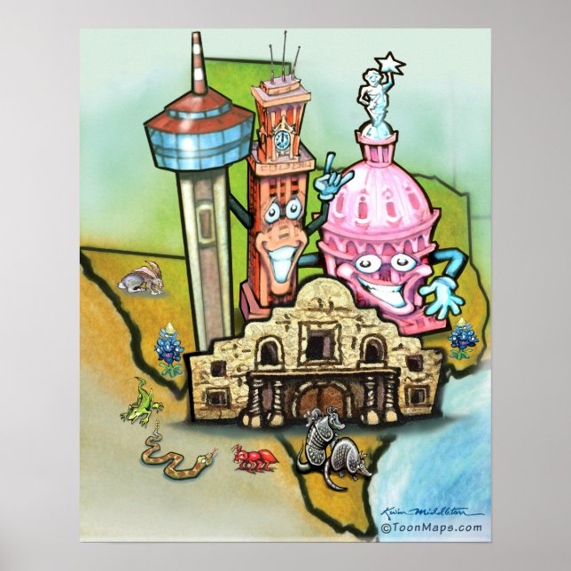 Texas Hill Country Poster (Front)