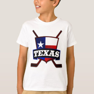 Texas Hockey Flag Logo T-Shirt