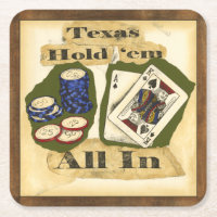 Texas Hold 'Em Hand with King and Ace